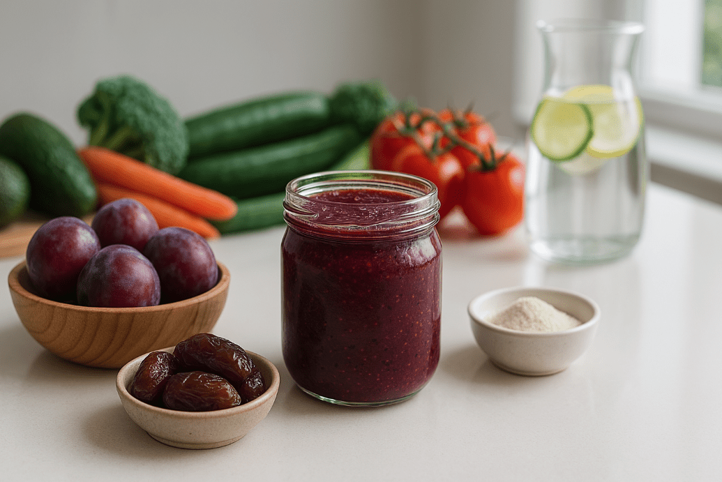 Confiture Paléo prunes dattes