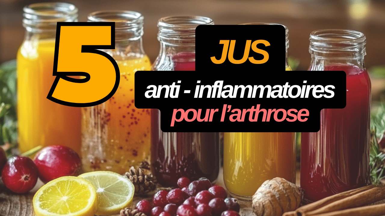 Jus anti-inflammatoire pour arthrose