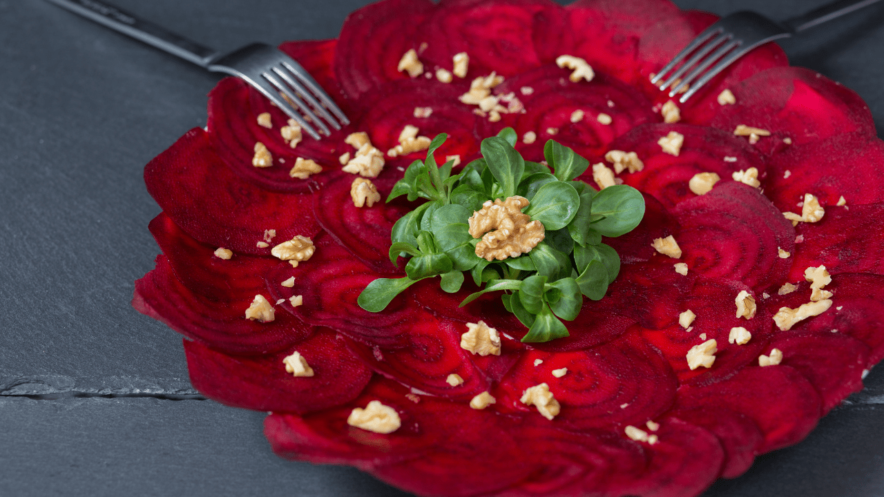 La recette anti-inflammatoire du carpaccio de betteraves !
