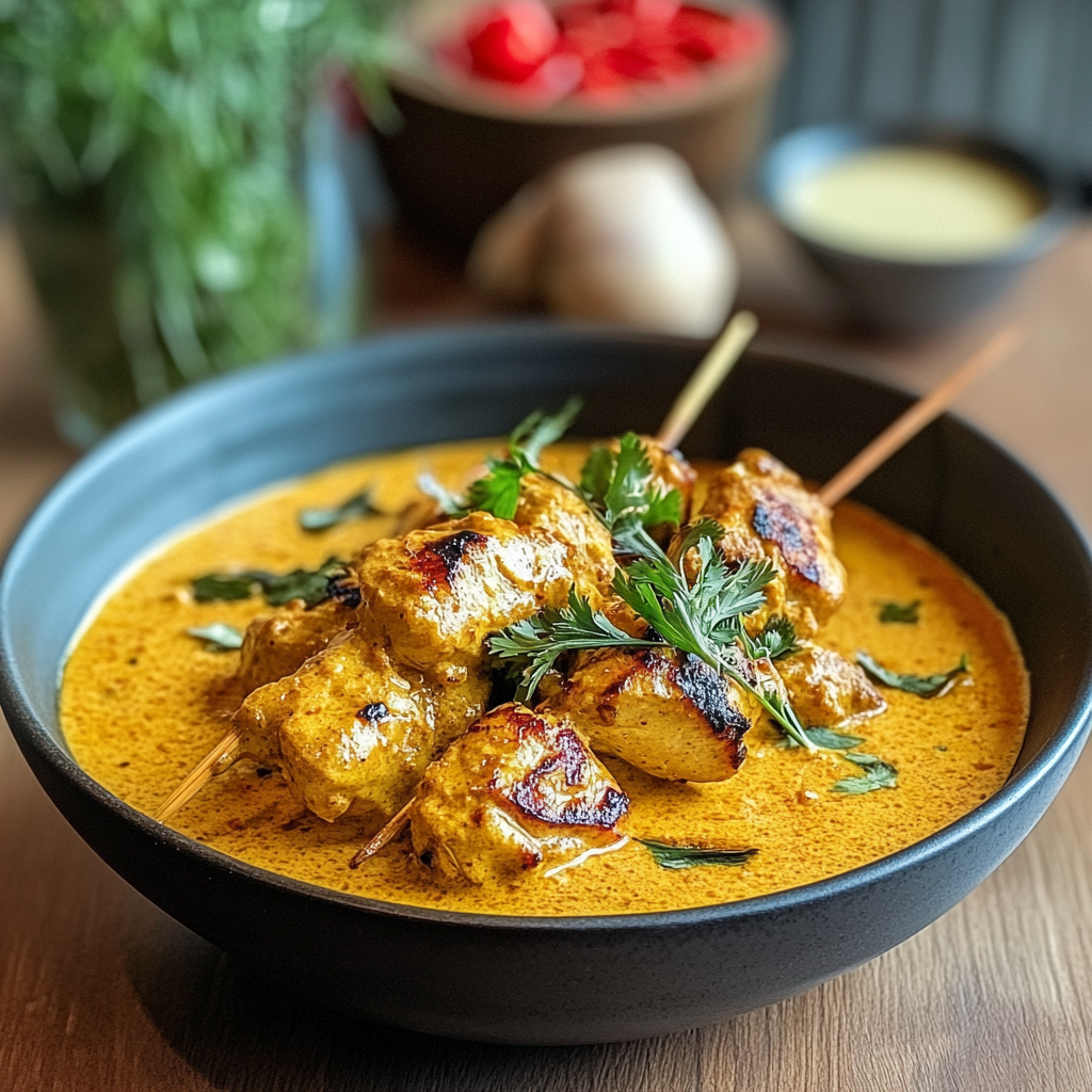 La recette du poulet satay paléo