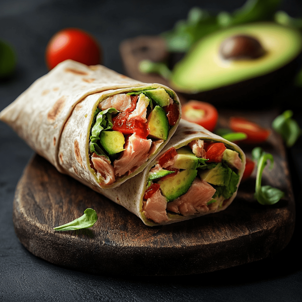La savoureuse recette du wrap thon et avocat anti-inflammatoire !