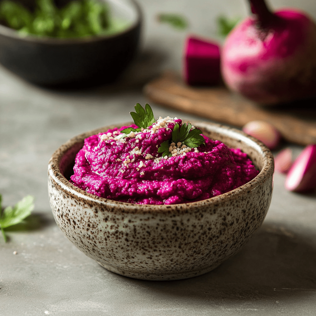Le Houmous de betterave anti-inflammatoire !