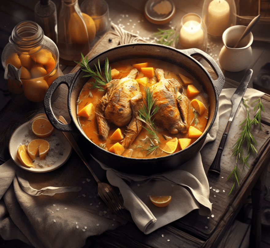 recette anti-inflammatoire du poulet rôti à la poêle au curcuma