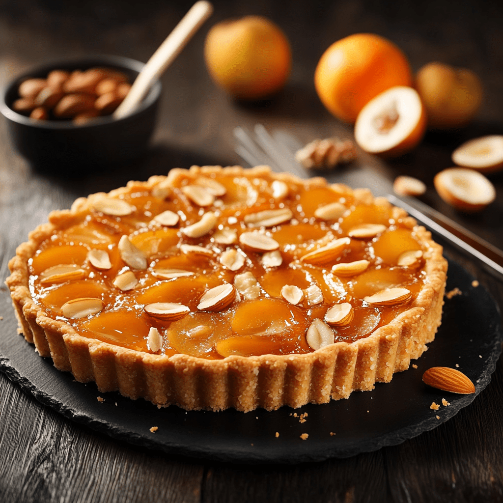 Tarte à l'abricot Paléo