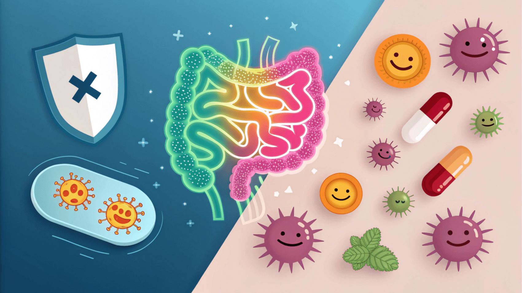 MICROBIOTE : Les probiotiques peuvent-ils le restaurer après des antibiotiques