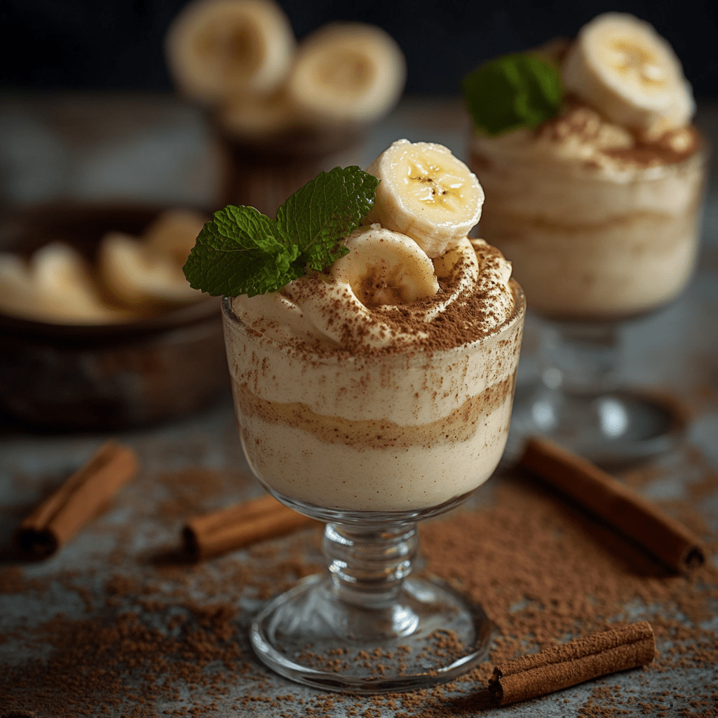 mousse de bananes à la cannelle anti-inflammatoire