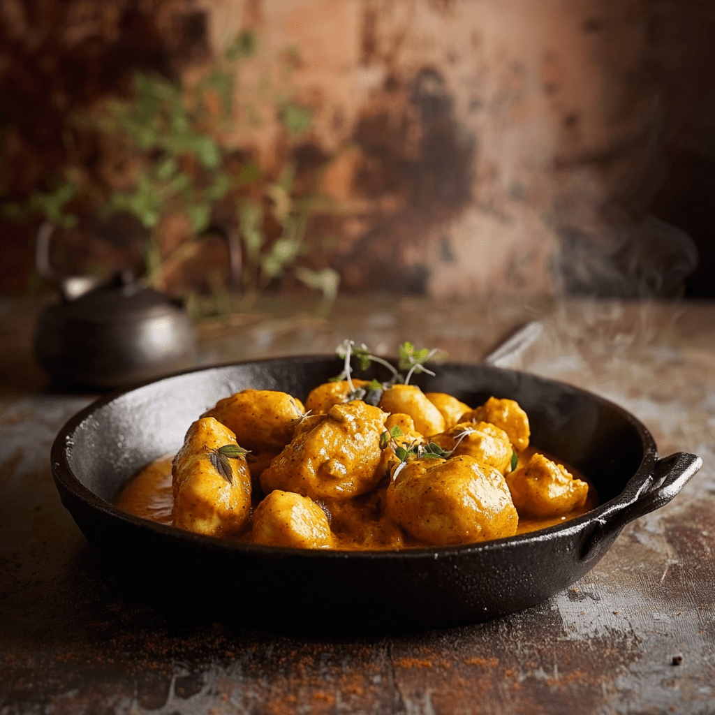 poulet curry et cannelle anti-inflammatoire