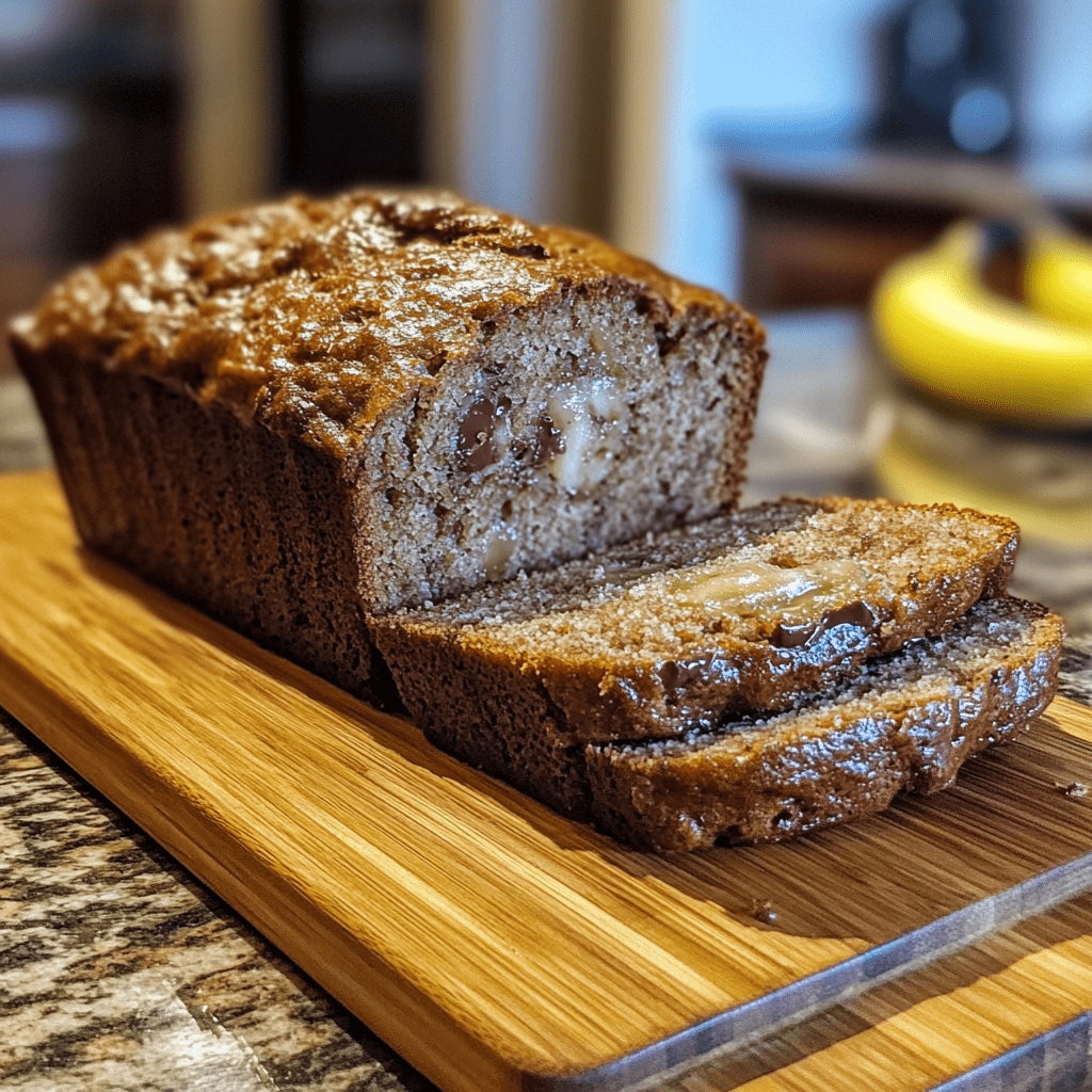 Banana bread au chocolat anti-inflammatoire
