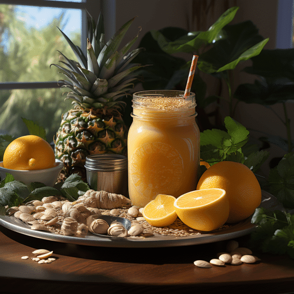 smoothie ananas